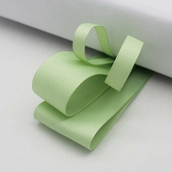 5 Yards / Green Tone Grosgrain Satin Decoration Ribbon Tape