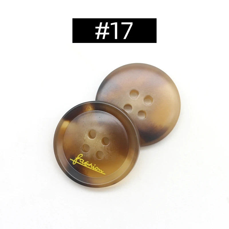 20 PC / Ashley Resin Buttons