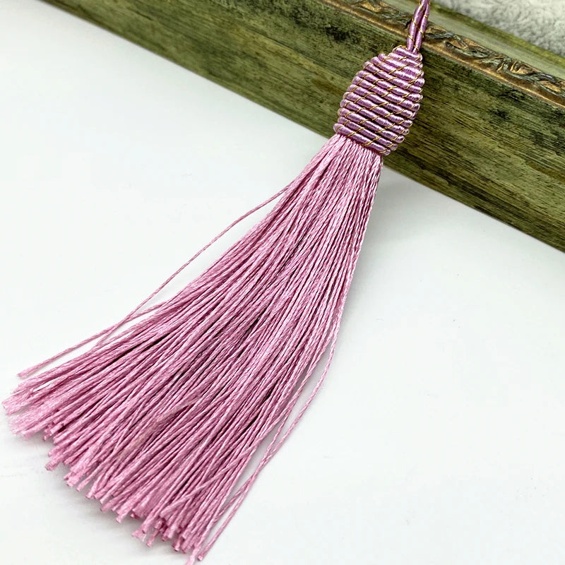 6pcs /  15cm Thin Accent Key Tassel