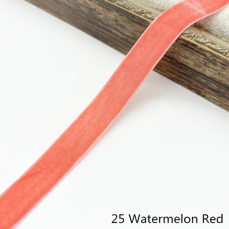 2 Yards / 14 Colors / Velvet Decorative Ribbon-1