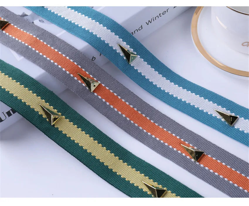 12 Yards / 10 Colors / Lyon Tape Gimp Ribbon Trim