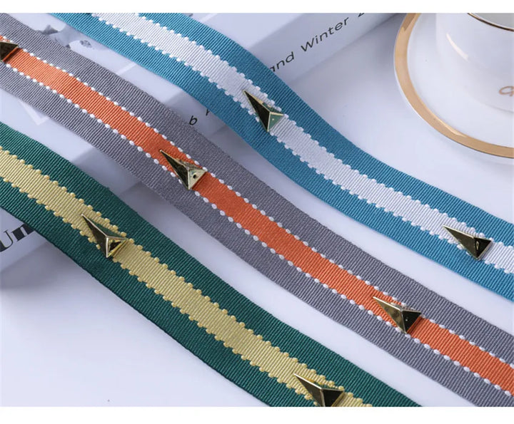 12 Yards / 10 Colors / Lyon Tape Gimp Ribbon Trim