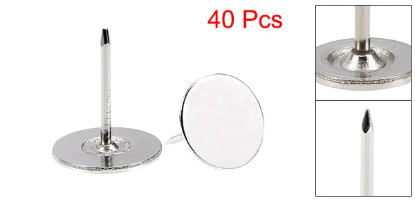 20/40/60/80/100/150/200pcs Silver Flat Head Upholstery Nails