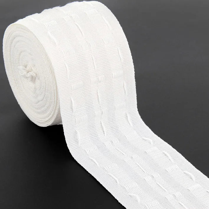 5 Meter / White Pull Pleated Curtain Tape