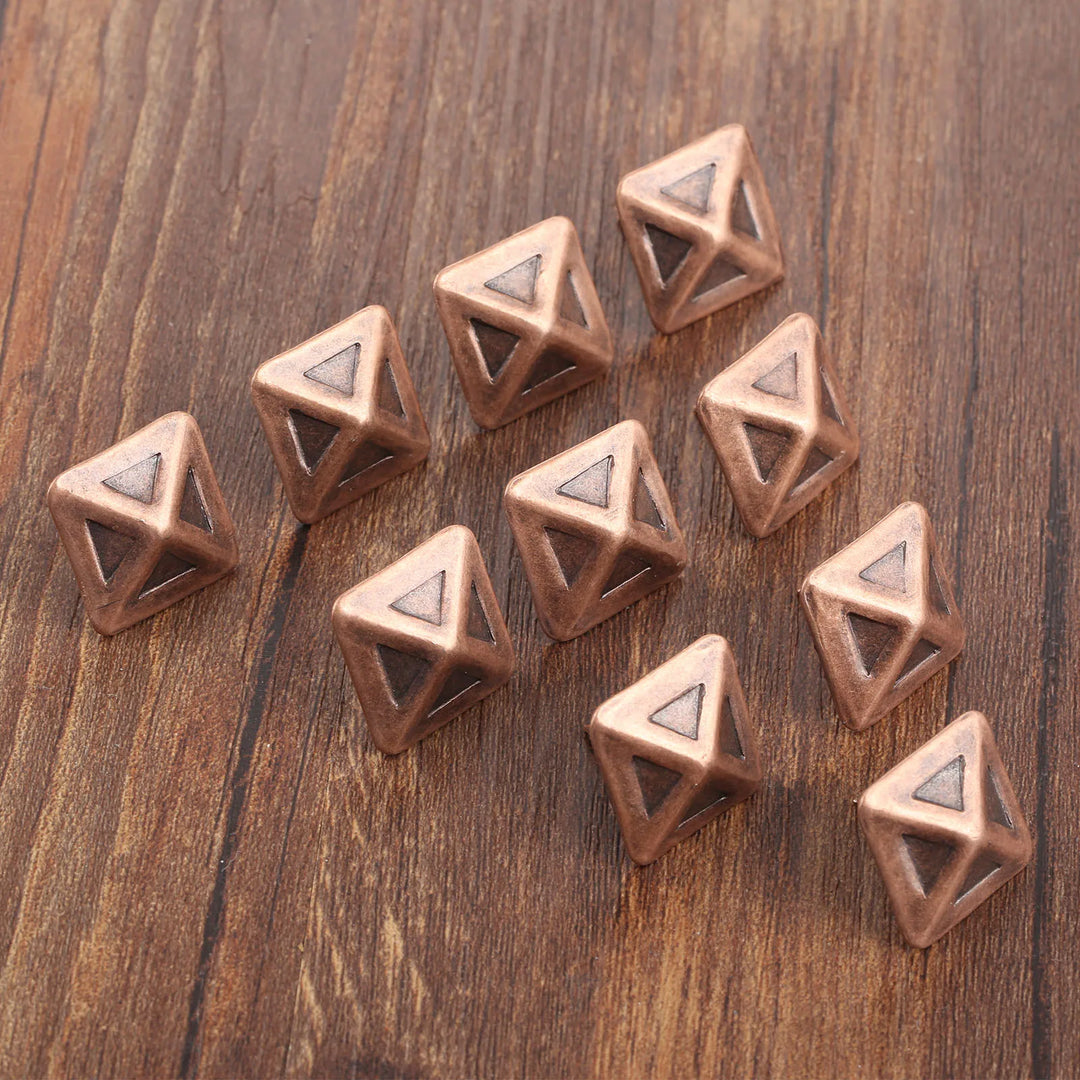 10PC 19mm Red Bronze Antique Upholstery Nails