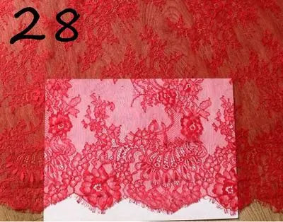 3 Yards / 42 Colors / Bellara Embroidery Eyelash Lace