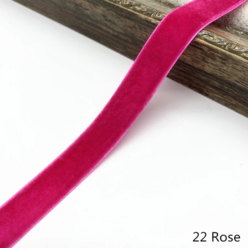2 Yards / 14 Colors / Velvet Decorative Ribbon-1