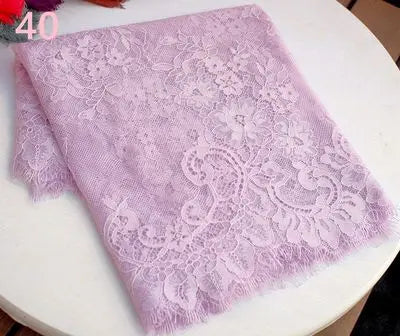 3 Yards / 44 Colors / Cavella Embroidery Eyelash Lace