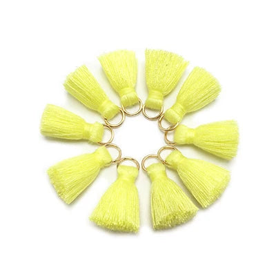 10 pc Savelle Mini Cotton Key Tassels