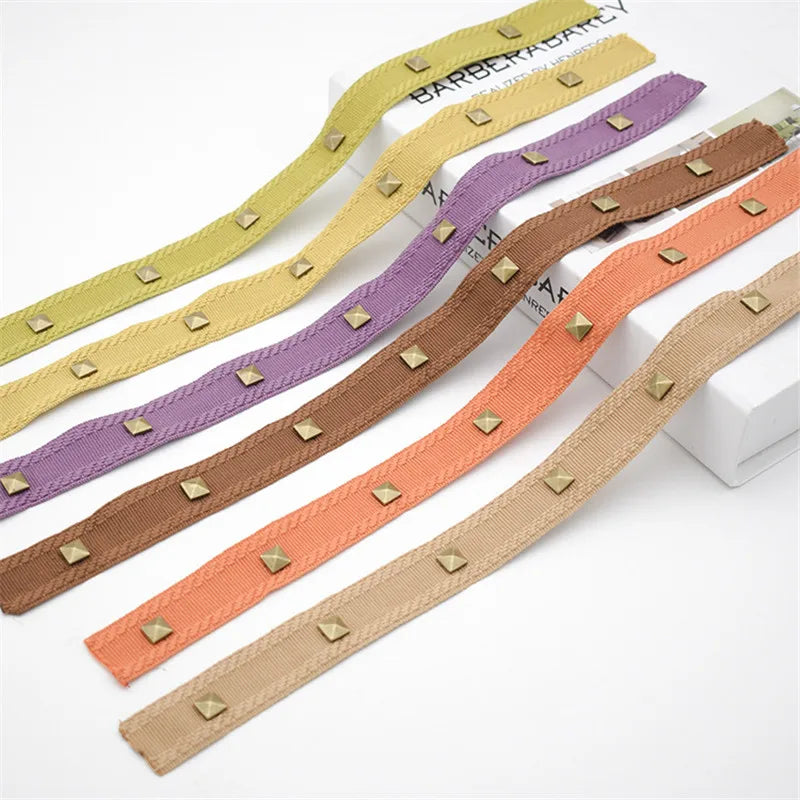 12 Yards / 12 Colors / NICOLAS Tape Gimp Ribbon Trim