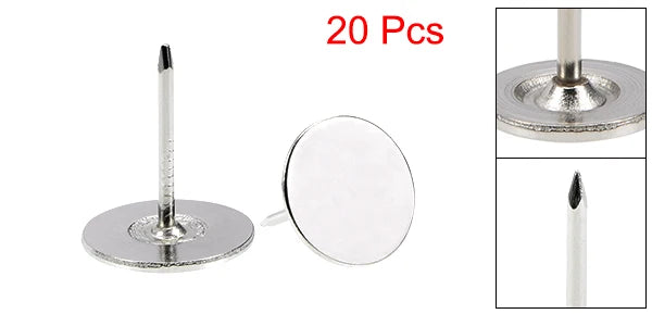20/40/60/80/100/150/200pcs Silver Flat Head Upholstery Nails