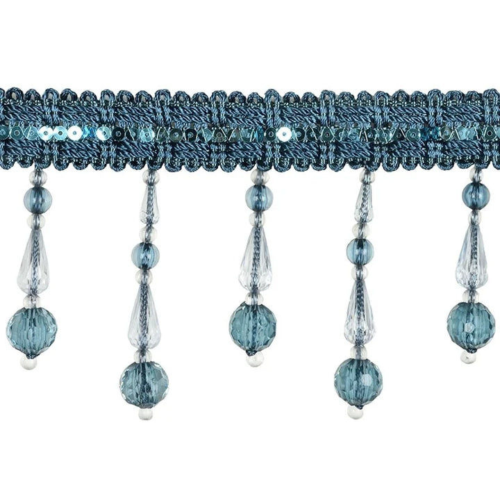 8 Colors / FABRICE Beaded Ball Tassel Fringe Trim