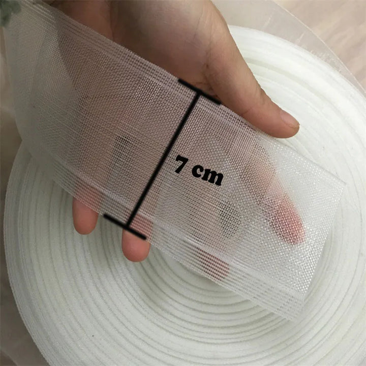 Polyester White Curtain Hook Tape