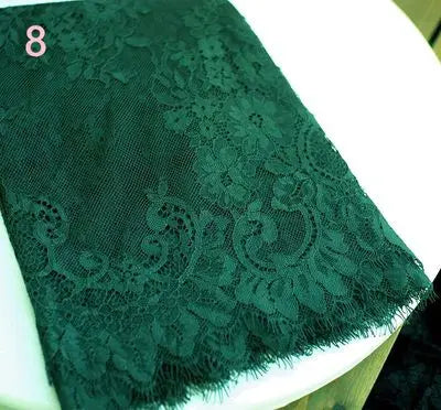 3 Yards / 44 Colors / Cavella Embroidery Eyelash Lace