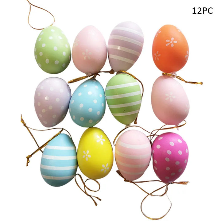 Melani Easter Party Decor Eggs / 12 PC