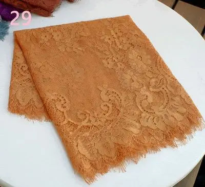 3 Yards / 44 Colors / Cavella Embroidery Eyelash Lace