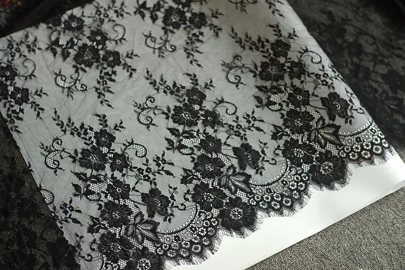 3 Yards / 7 Colors / Florisse Embroidery Eyelash Lace