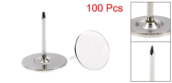 20/40/60/80/100/150/200pcs Silver Flat Head Upholstery Nails