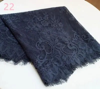 3 Yards / 44 Colors / Cavella Embroidery Eyelash Lace