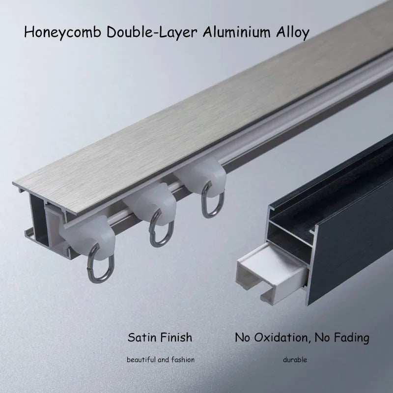 Modern Aluminium Double Curtain Track