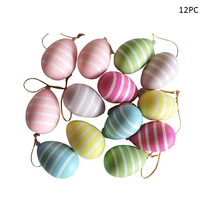 Melani Easter Party Decor Eggs / 12 PC