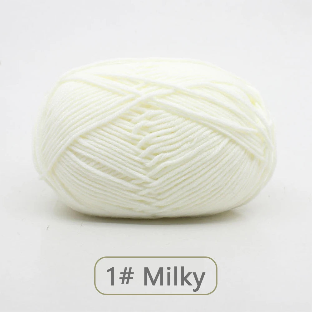 50g Soft Wool Milk Cotton Yarn