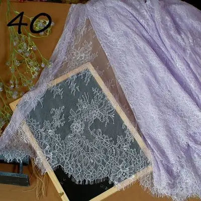 3 Yards / 42 Colors / Bellara Embroidery Eyelash Lace