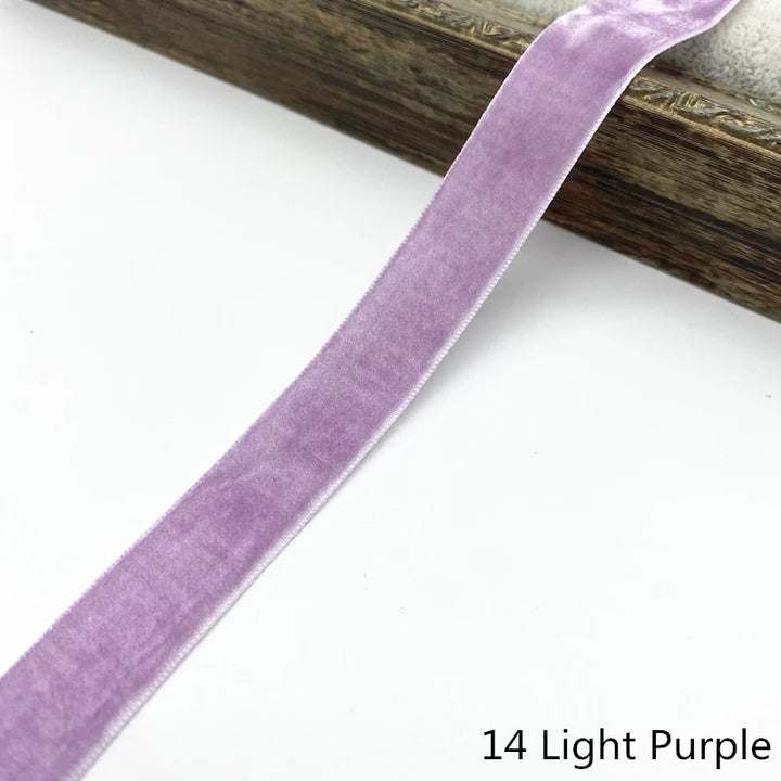2 Yards / 14 Colors / Velvet Decorative Ribbon-1