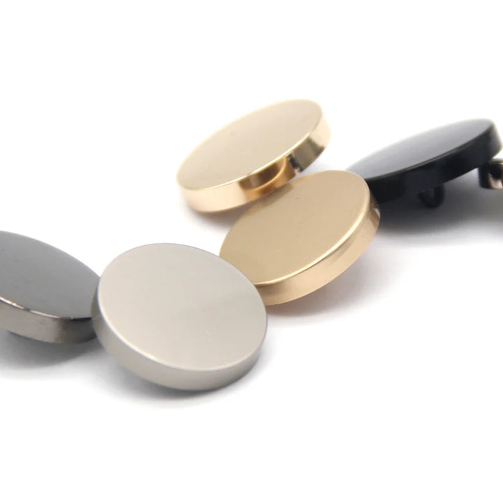 Esso Small Round Flat Metal Button - 10 PC