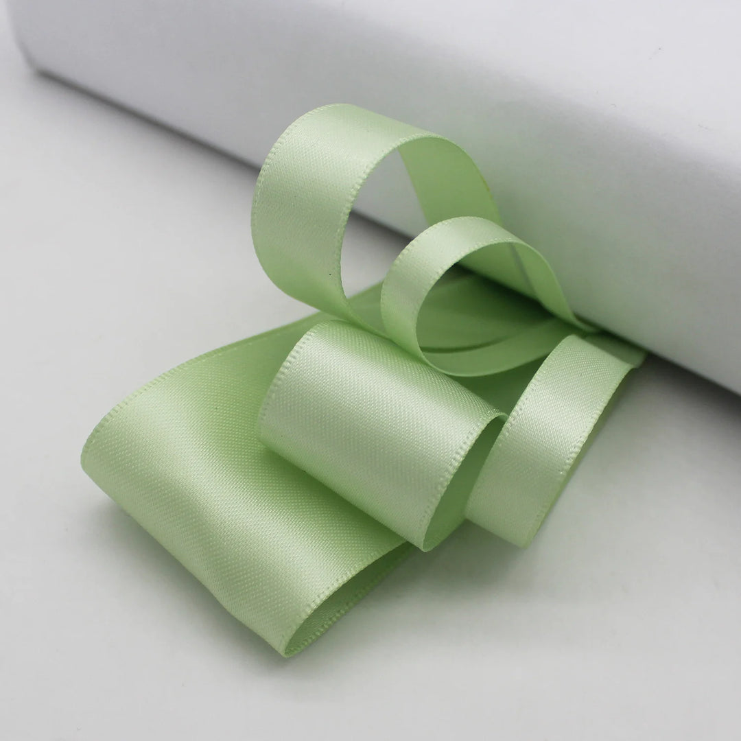 5 Yards / Green Tone Grosgrain Satin Decoration Ribbon Tape