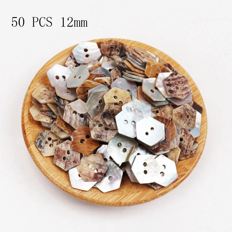 50 PC / Asher Wood Buttons