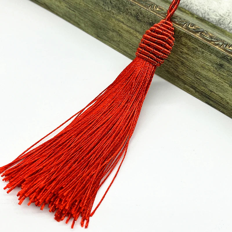 6pcs /  15cm Thin Accent Key Tassel