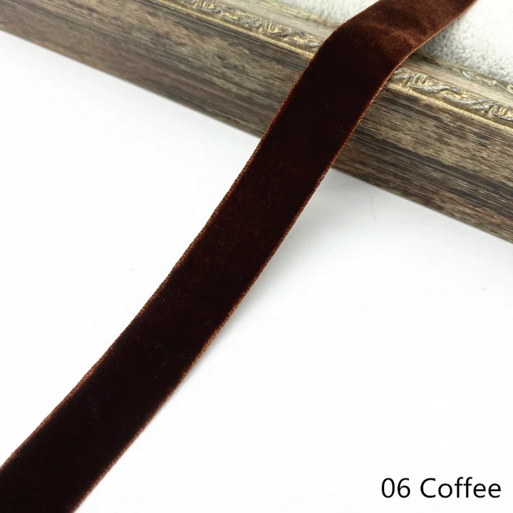 2 Yards / 14 Colors / Velvet Decorative Ribbon-1