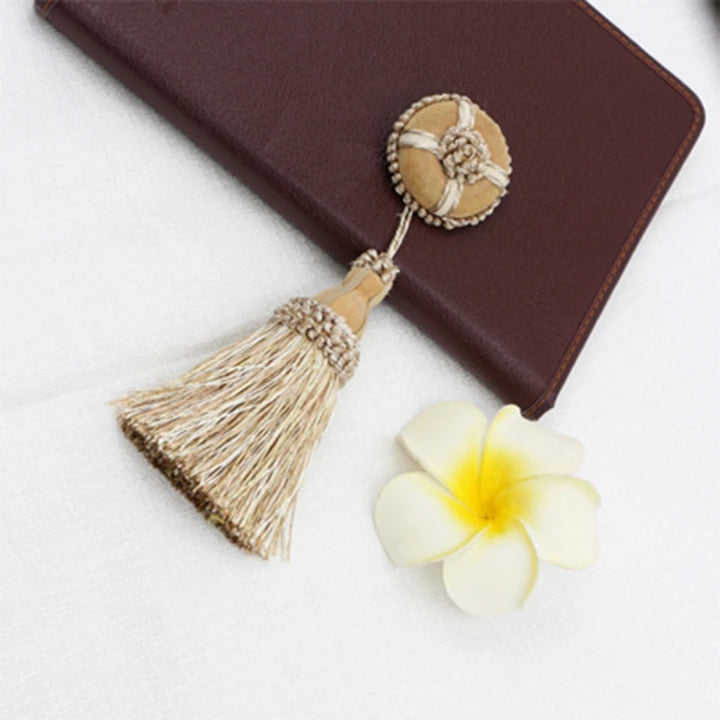 2 PC / Floral Ornamental Decorative Key Tassel