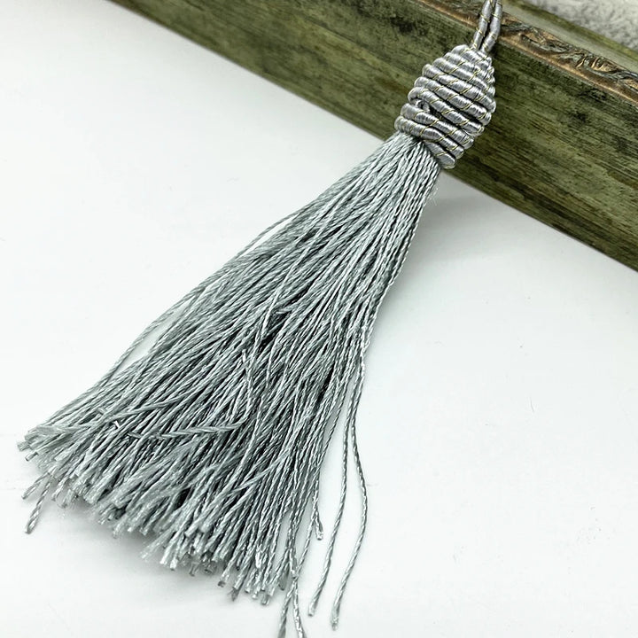 6pcs /  15cm Thin Accent Key Tassel