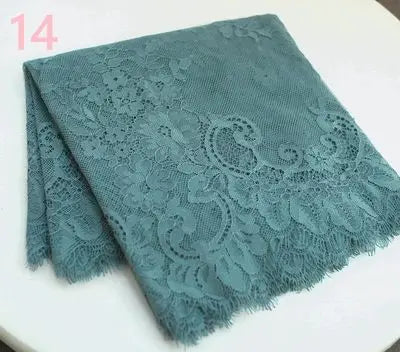 3 Yards / 44 Colors / Cavella Embroidery Eyelash Lace