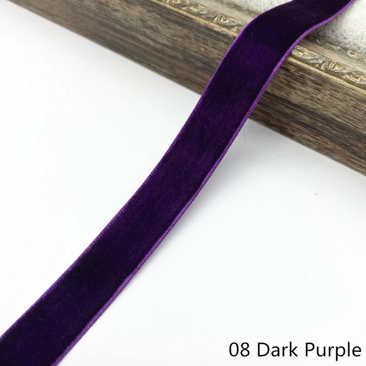 2 Yards / 14 Colors / Velvet Decorative Ribbon-1