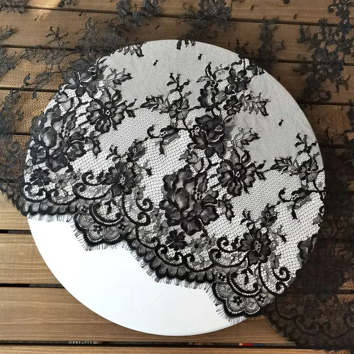 3 Yards / 2 Colors / Valenne Elegant Eyelash Lace