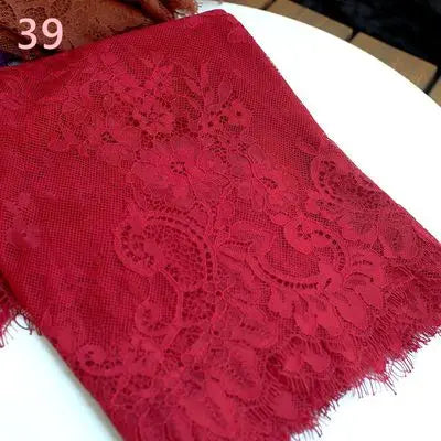 3 Yards / 44 Colors / Cavella Embroidery Eyelash Lace