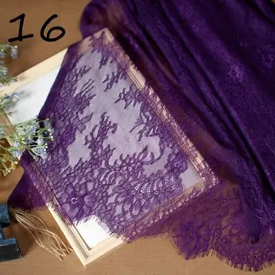 3 Yards / 42 Colors / Bellara Embroidery Eyelash Lace