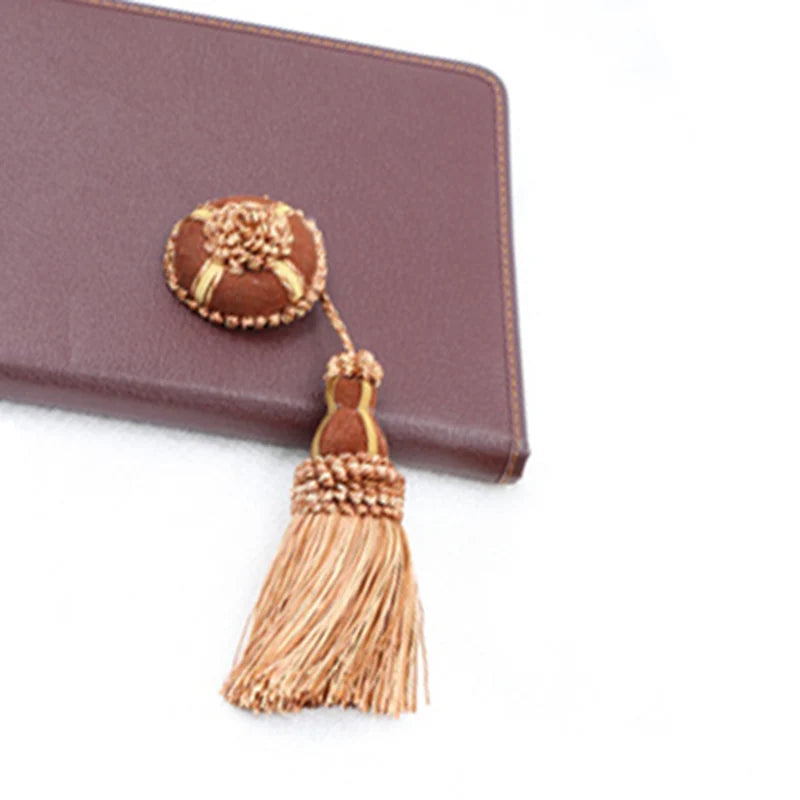 2 PC / Floral Ornamental Decorative Key Tassel