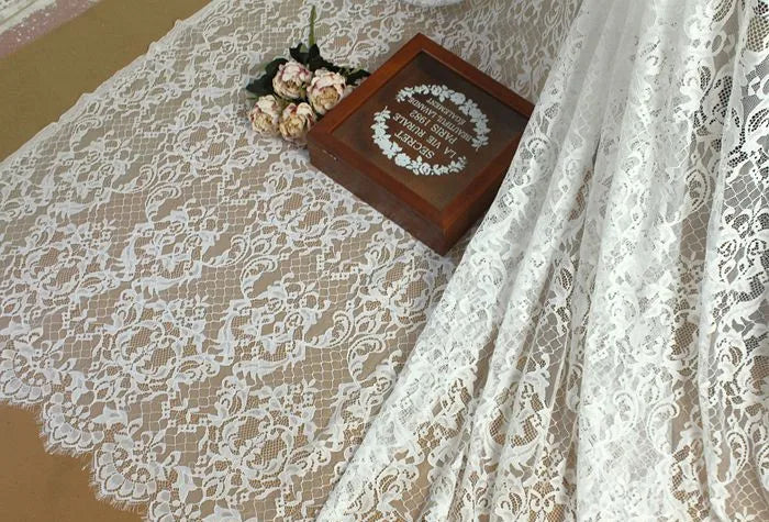 3 Yards / 2 Colors / Mirelle Elegant Eyelash Lace