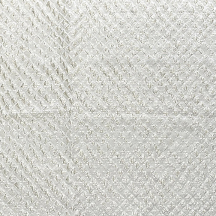 Cambric Shiny Diamond Embossed Jacquard Fabric by the Yard | 2 Colors
