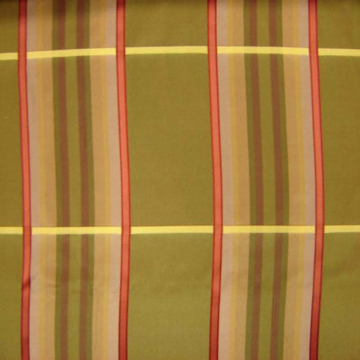 Mirelda Multi-Colored Stripe Silk Fabric in Holly