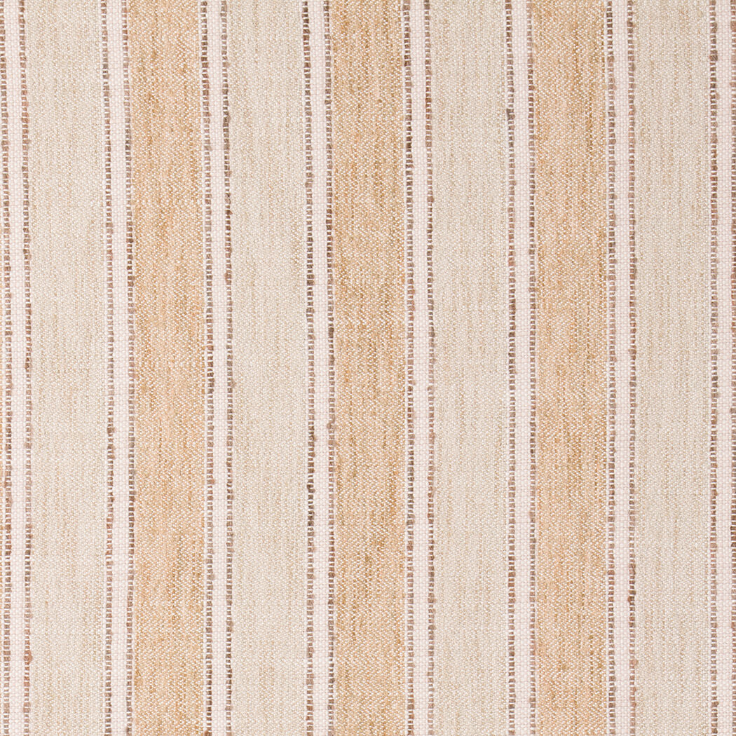 Alderwick herringbone stripe fabric in Dune