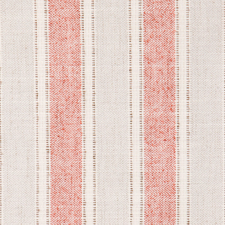 Alderwick herringbone stripe fabric in Spice