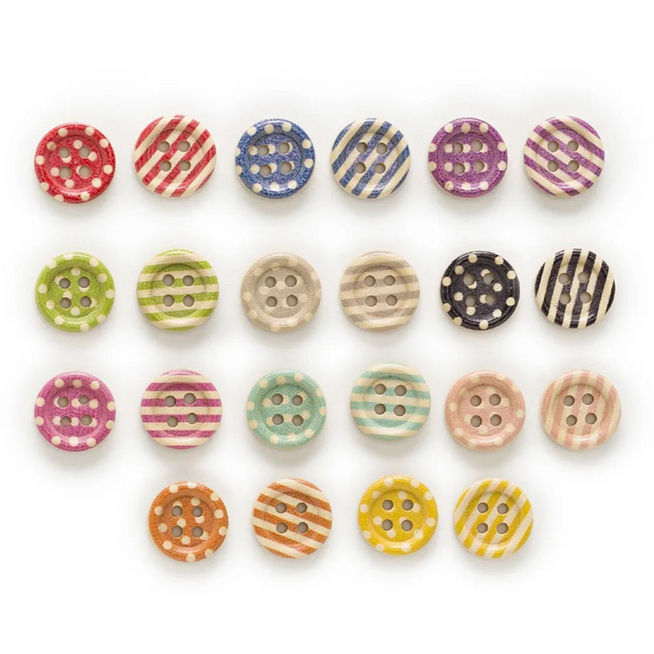 50 PC / Naomi Resin Buttons