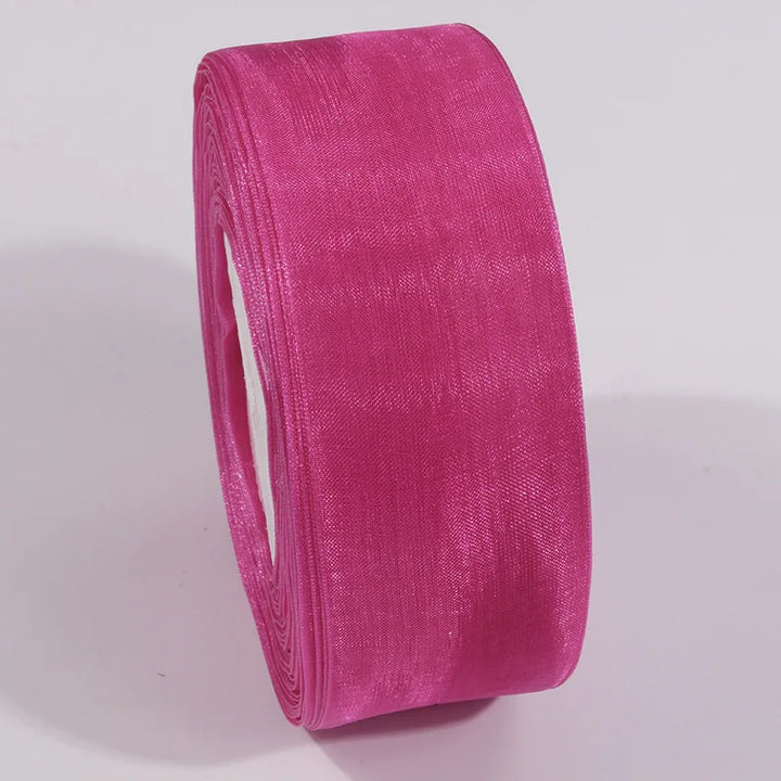 10 Yards / Sheer Chiffon Organza Satin Decoration Ribbon