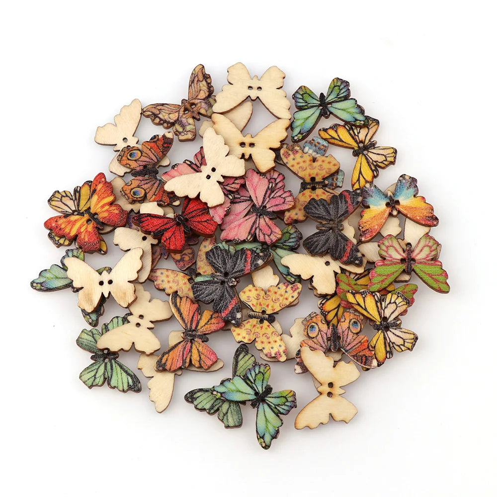 50 PC / Molly Resin Buttons – Classic Modern Fabrics