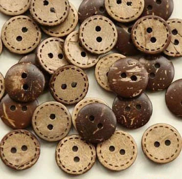 50 PC / Jillian Wood Buttons